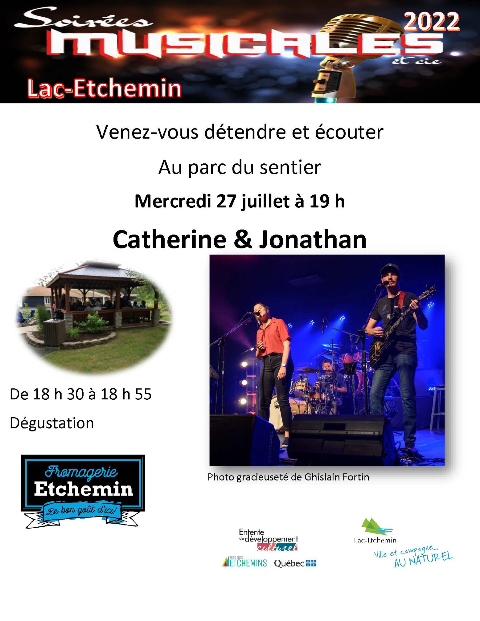 Soirées musicales et cie 2022 LacEtchemin Etchemins en direct