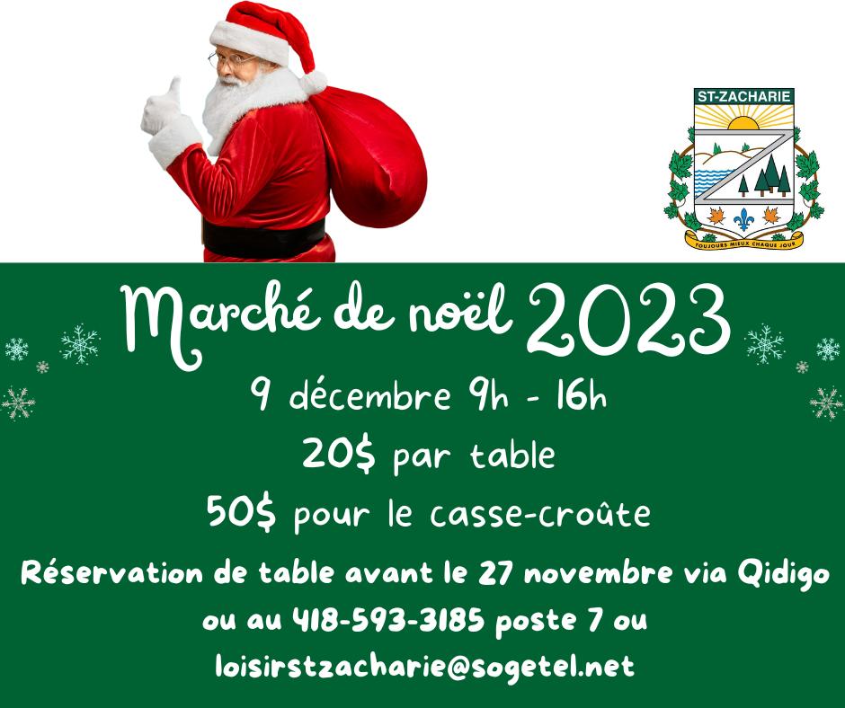 Marché de Noël de SaintZacharie Etchemins en direct