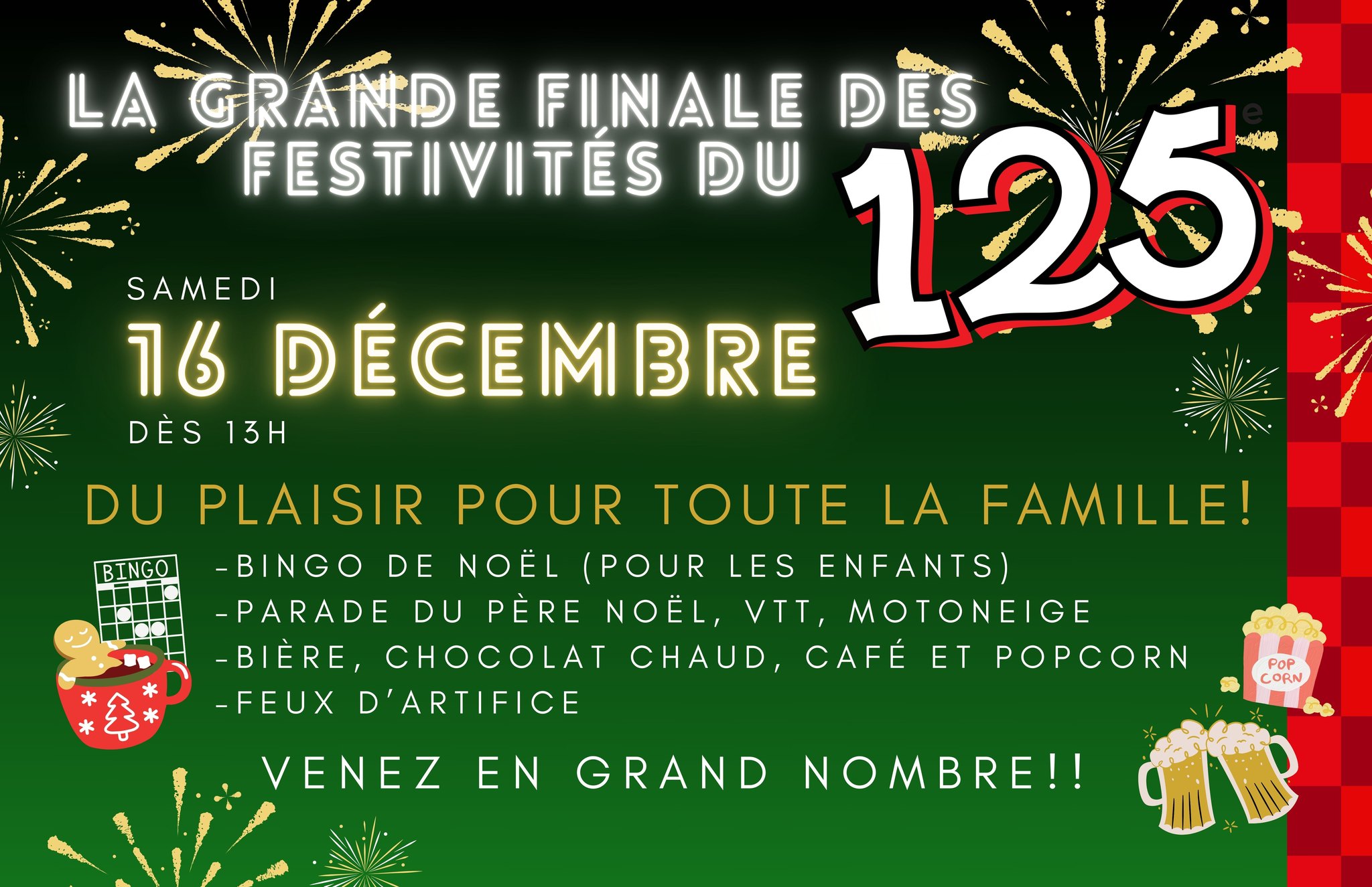 La grande finale des festivités du 125e SainteRosedeWatford